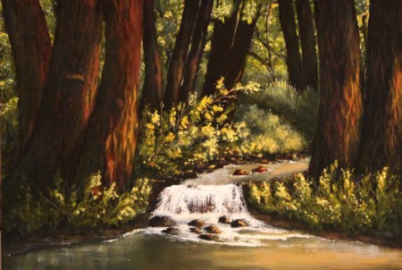 Bujkáló napsugarak 35x50 cm
